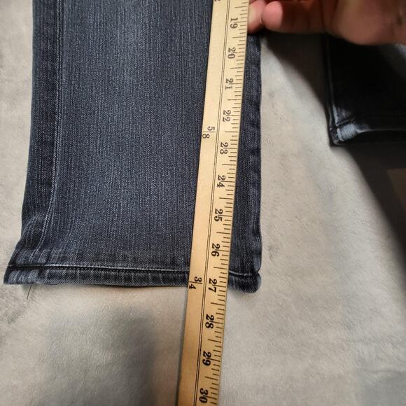 AG Adriano Goldschmied Jeans Mens 34x27 The Graduate Denim 360 Made USA Gray - Picture 8 of 12